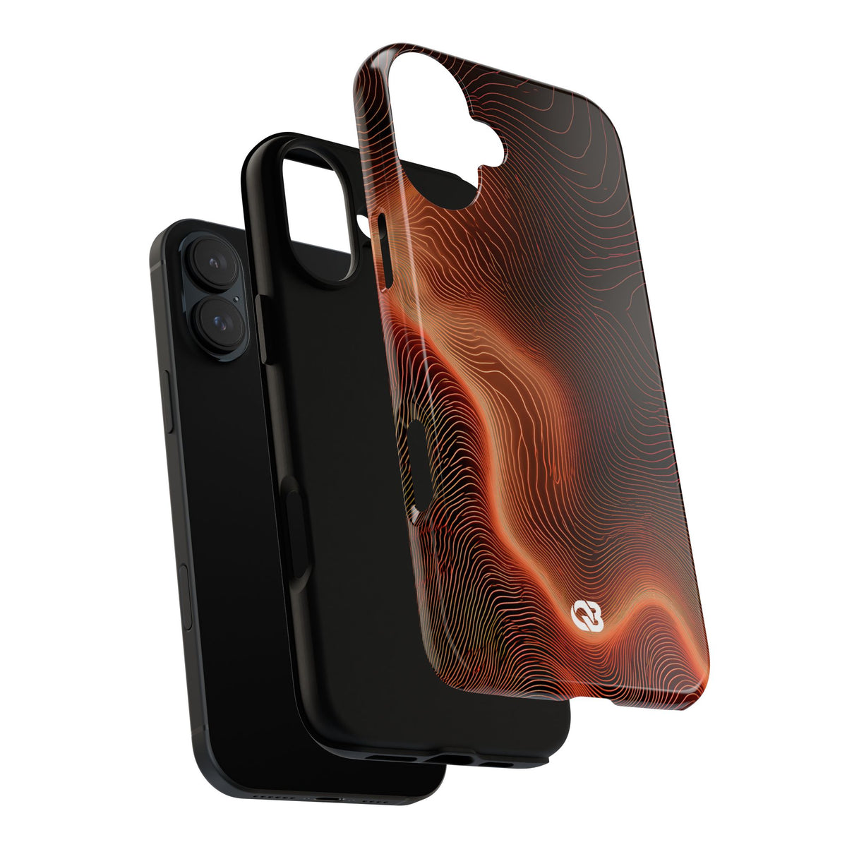 Caldera Ridge · Tough Phone Case for iPhone · Orange