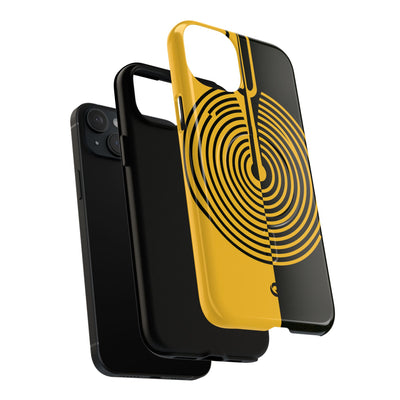 Yellow Tough 2.0 Magsafe Phone Case for iPhone - Voltage Sector Pulse