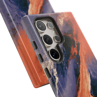 Solar Aura Drift · Tough Phone Case for Samsung · Orange