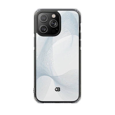 White Impact MagSafe Phone Case for iPhone - Arctic Line Current