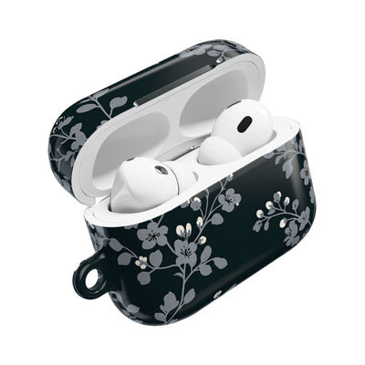 Nocturne Blossom Branch · Hard Case for AirPods & AirPods Pro · Black