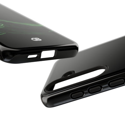 Nordic Mountain Contour · Tough Phone Case for Samsung · Black