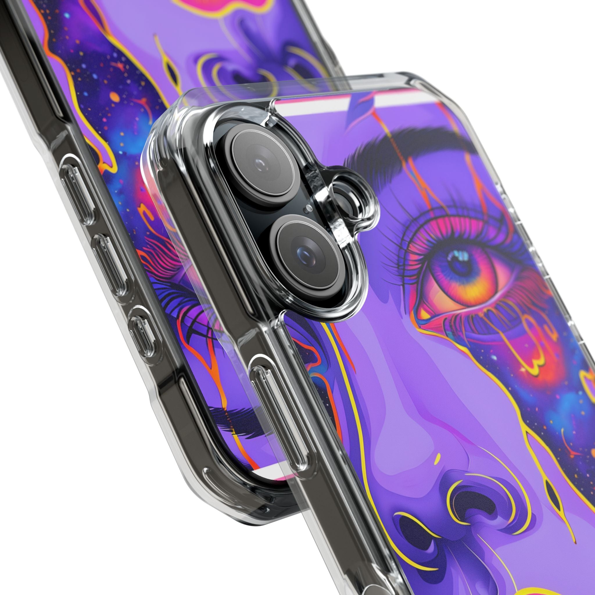 Violet Cosmic Gaze · Impact Custodia per iPhone · Magsafe