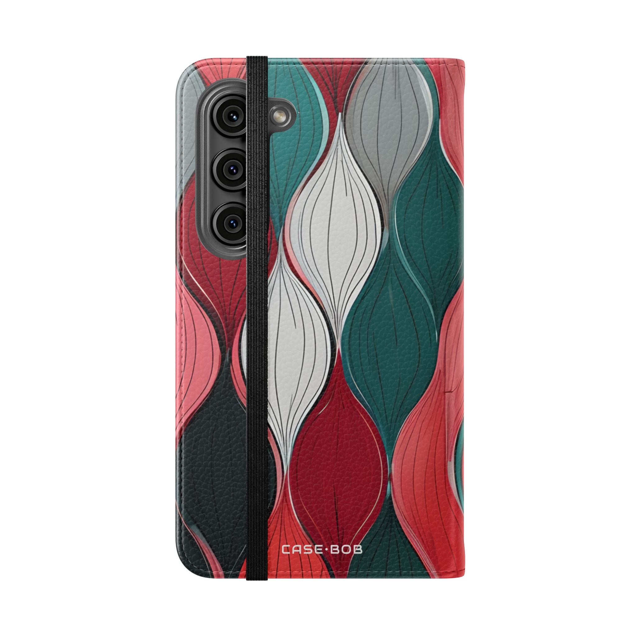 Leaf Spiral Pink - Samsung S23 Case - Portemonnee