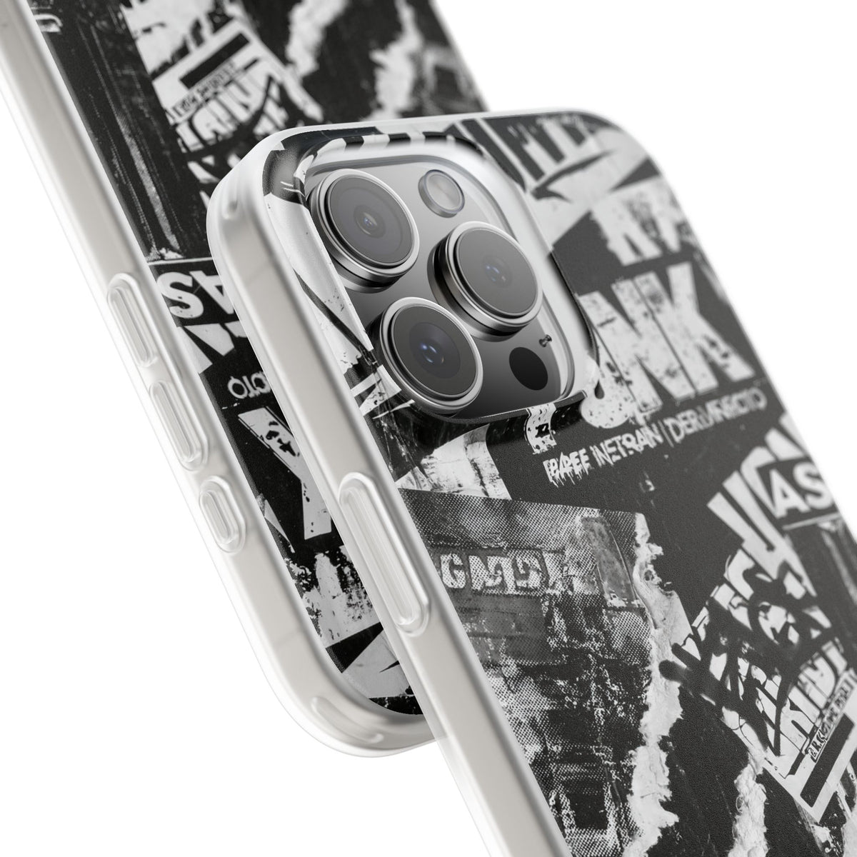 Underground Punk Collage · Lite Phone Case for iPhone ·  Black