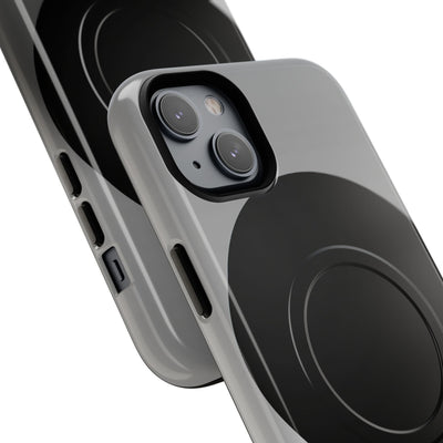Grey Tough 2.0 Magsafe Phone Case for iPhone - Matte Onyx Sphere
