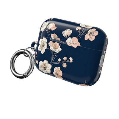 Midnight Plum Blossom · Hard Case for AirPods & AirPods Pro · Blue