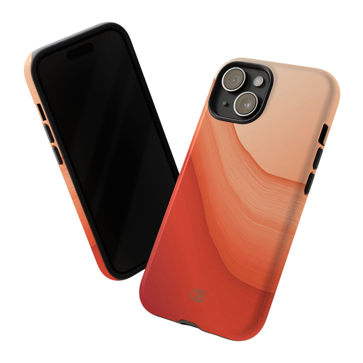 Terracotta Flow · Tough Phone Case for iPhone · Orange