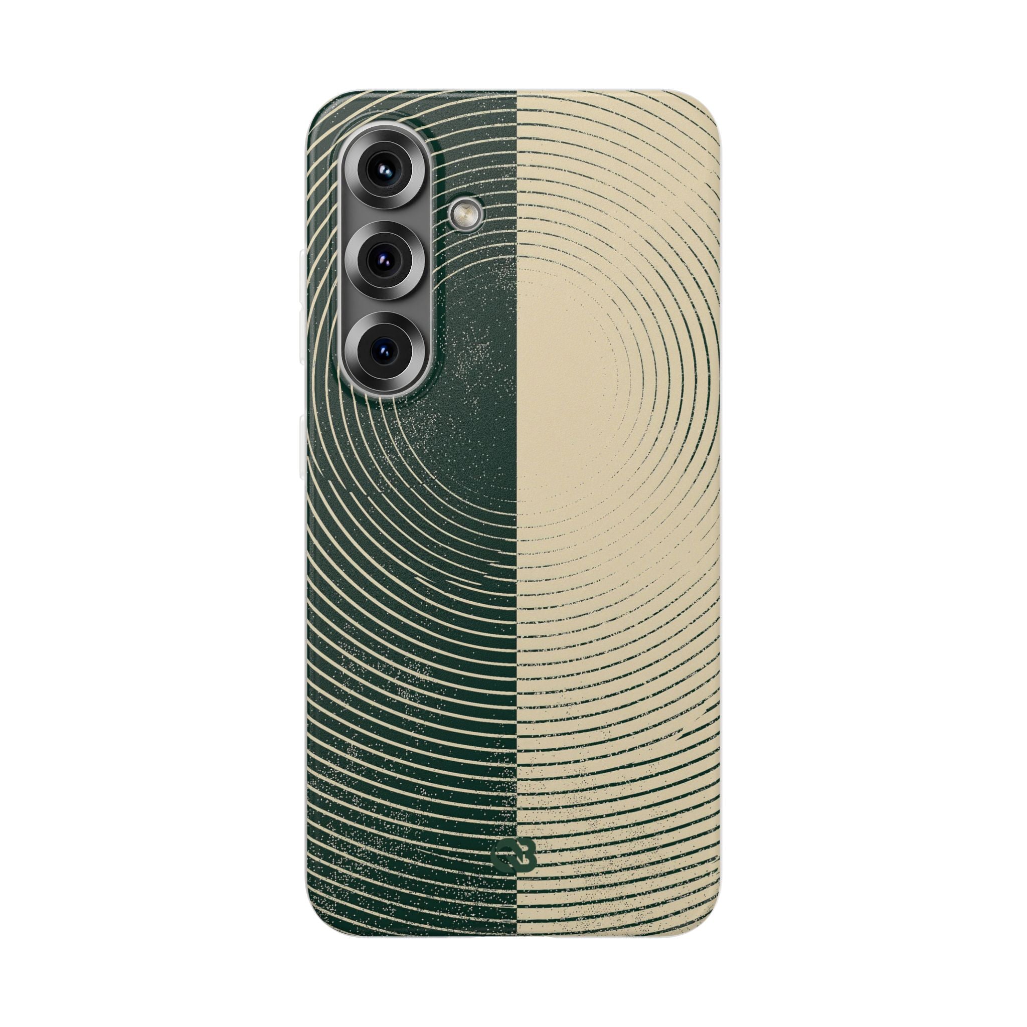 Green Lite Phone Case for Samsung - Evergreen Split Grain