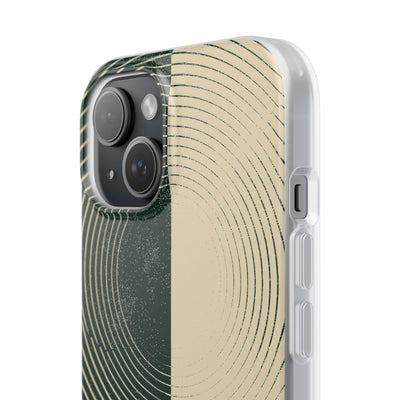 Green Lite Phone Case for iPhone - Evergreen Split Grain