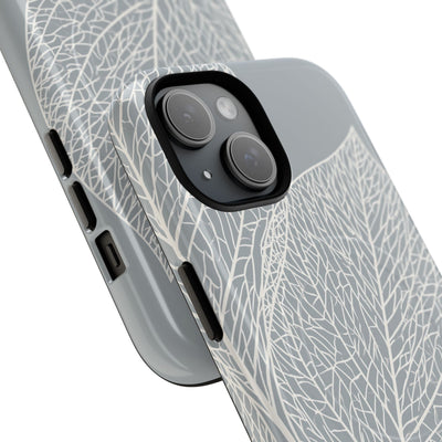 Grey Tough 2.0 Magsafe Phone Case for iPhone - Frosted Ash Veins