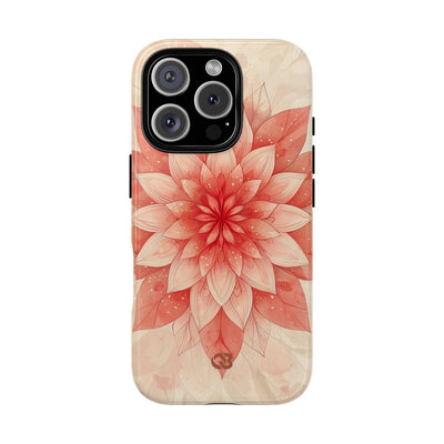 Coral Layered Bloom · Tough Coque de téléphone pour iPhone