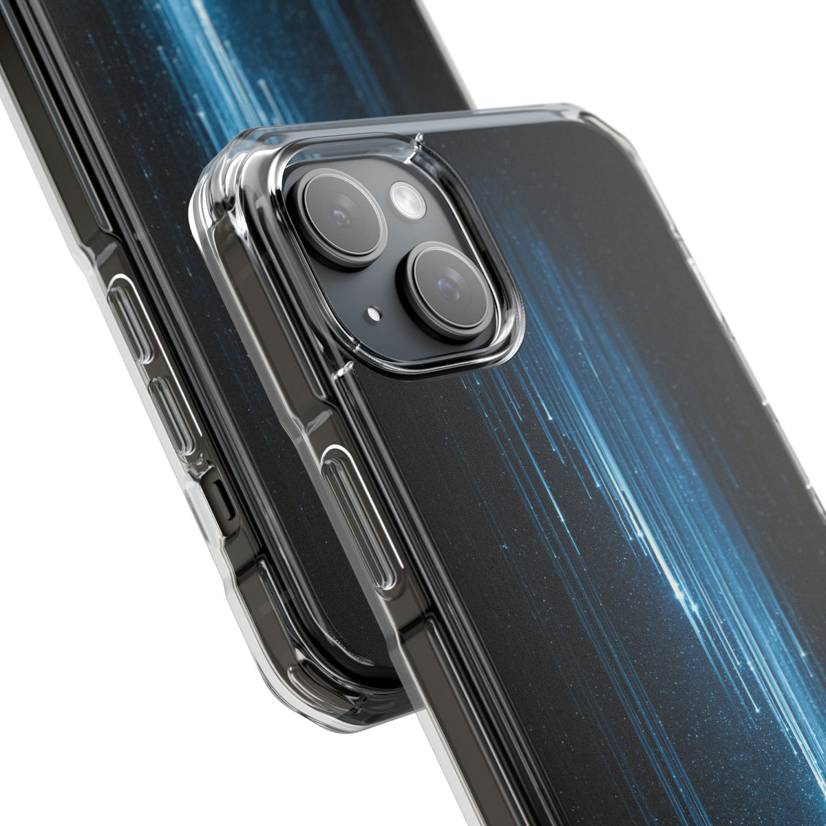 Nocturnal Cascade · Clear Impact Magnetic Phone Case for iPhone ·  Black