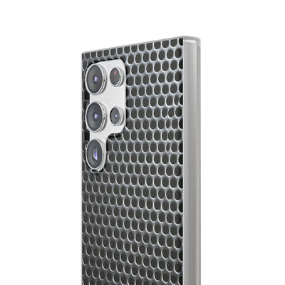 Silver Lite Phone Case for Samsung - Brutalist Steel Mesh