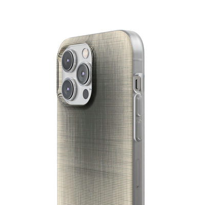 Beige Lite Phone Case for iPhone - Carbon Screen Grid