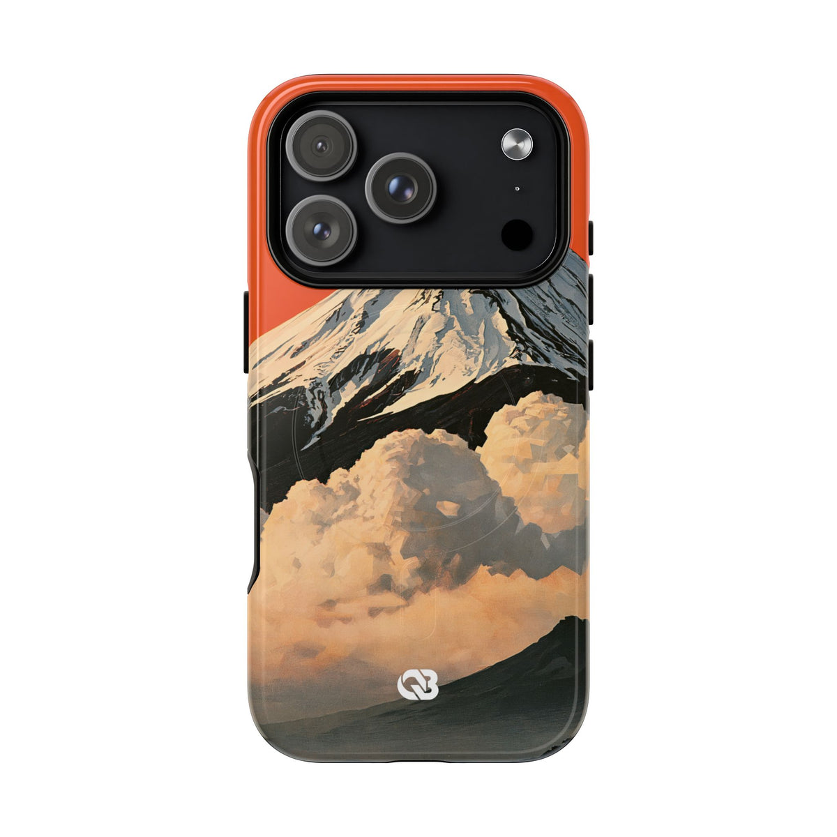 Sacred Peak Fuji · Tough 2.0 Magnetic Phone Case for iPhone · Orange