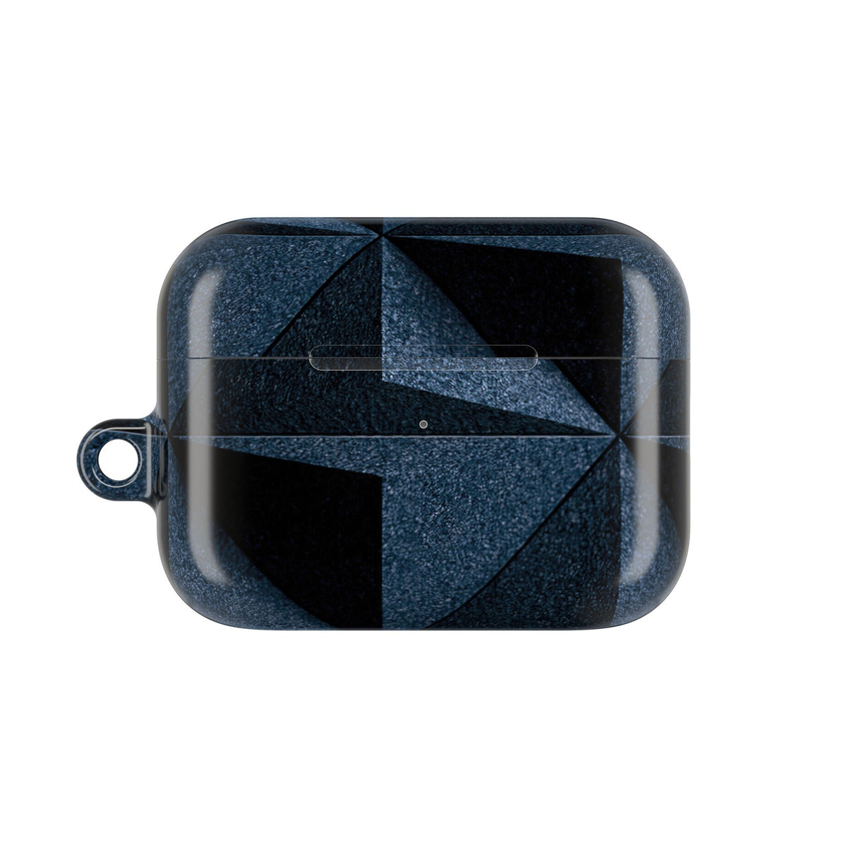Faceted Slate · Hard Case for AirPods & AirPods Pro · Blue