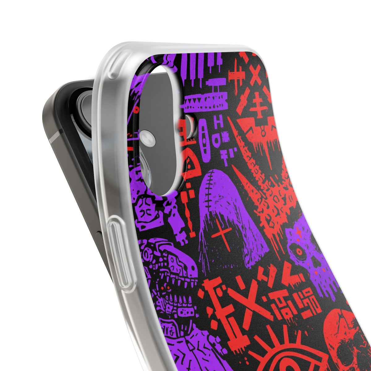 Underground Cyber Glyphs · Lite Phone Case for iPhone ·  Black