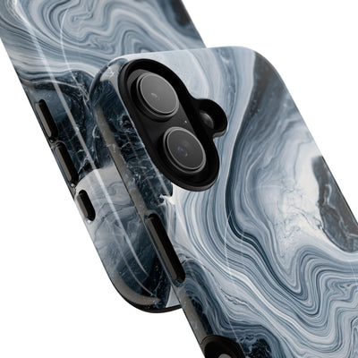 Suminagashi Ink Flow · Tough 2.0 Magnetic Phone Case for iPhone · Grey