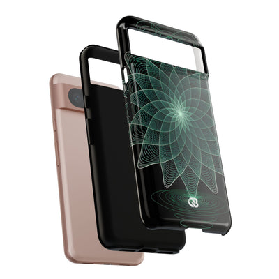 Verdant Harmonic Bloom · Tough Phone Case for Pixel ·  Black