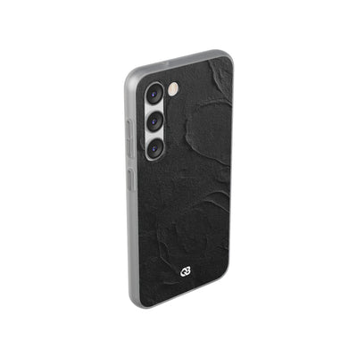 Obsidian Stucco Relief · Lite Phone Case for Samsung · Black