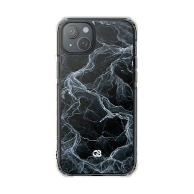 Arctic Gossamer · Clear Impact Magnetic Phone Case for iPhone · Black