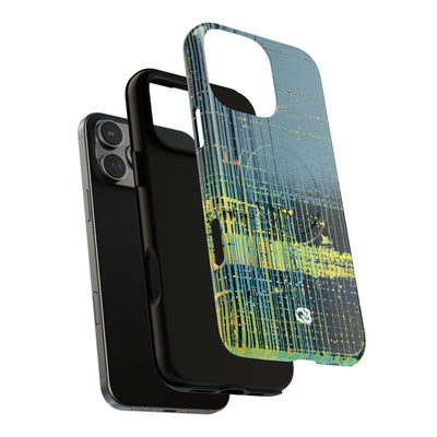 Acid Raster Circuit · Tough 2.0 Magnetic Phone Case for iPhone · Teal