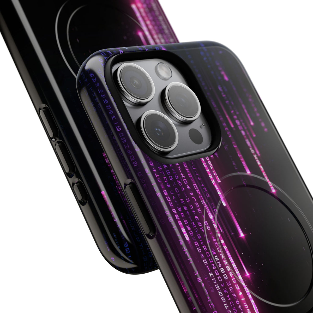 Binary Cascade · Tough 2.0 Magnetic Phone Case for iPhone · Black