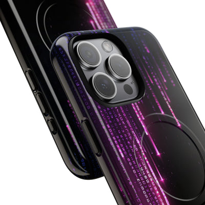 Binary Cascade · Tough 2.0 Magnetic Phone Case for iPhone · Black
