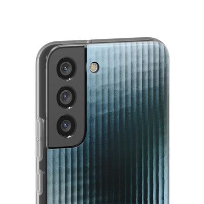 Blue Lite Phone Case for Samsung - Glacial Reeded Glass