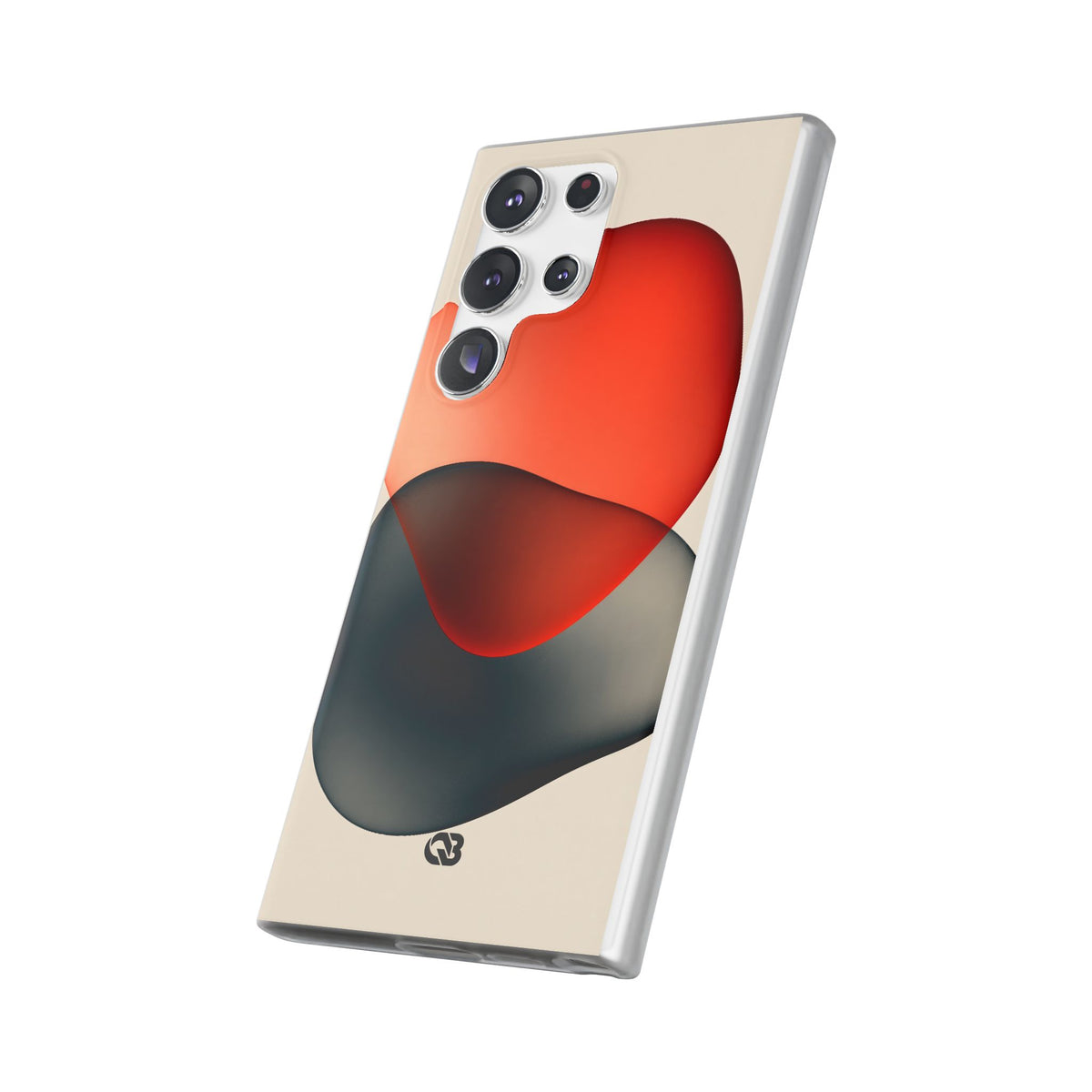 Translucent Crimson Form · Lite Phone Case for Samsung · Red