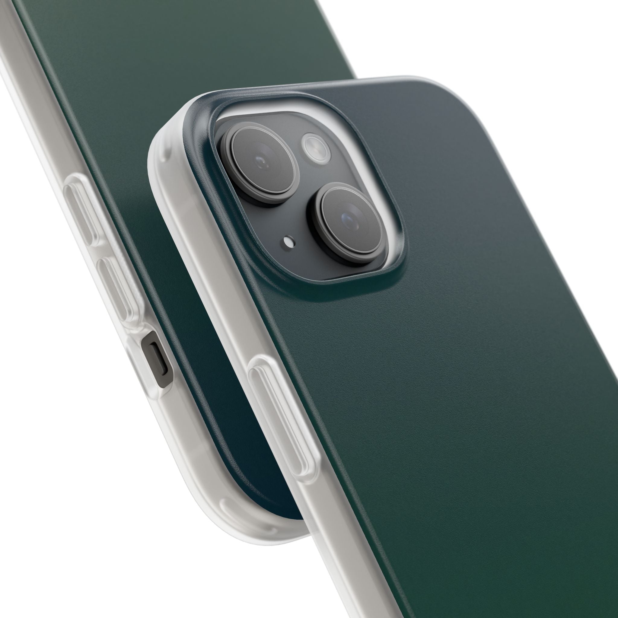 Green Lite Phone Case for iPhone - Midnight Pine Horizon