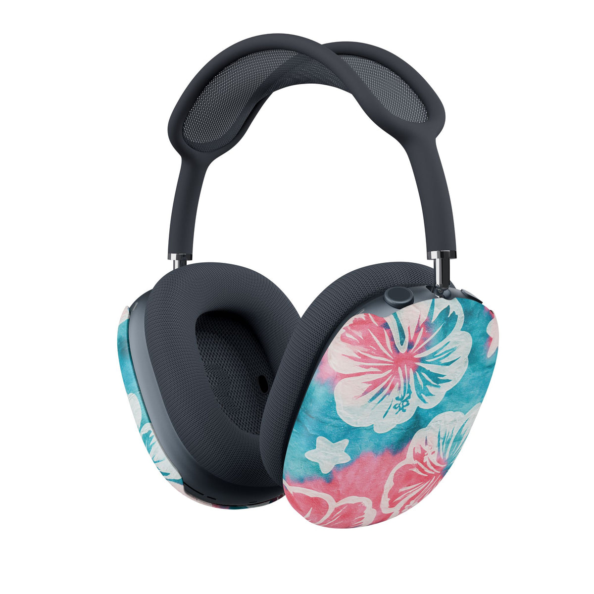 Tropical Hibiscus Bloom · Hard Case for AirPods Max · Teal