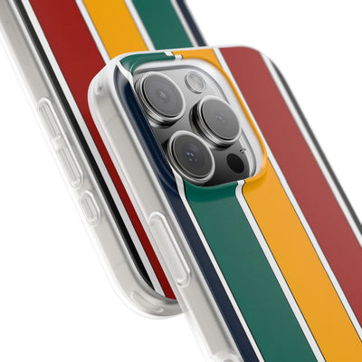 Retro Racing Bars · Soft Phone Case for iPhone
