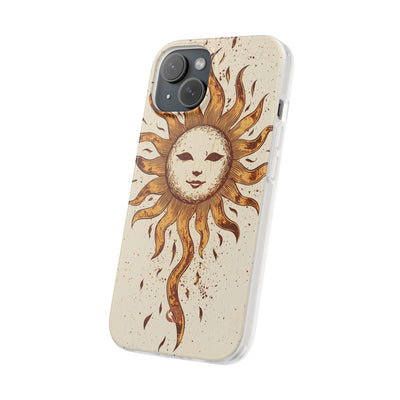 Ρουστίκ Ηλιακή Μάσκα · Soft Θήκη για iPhone