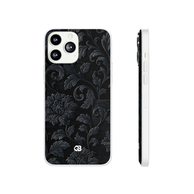 Obsidian Damask · Lite Phone Case for iPhone ·  Black
