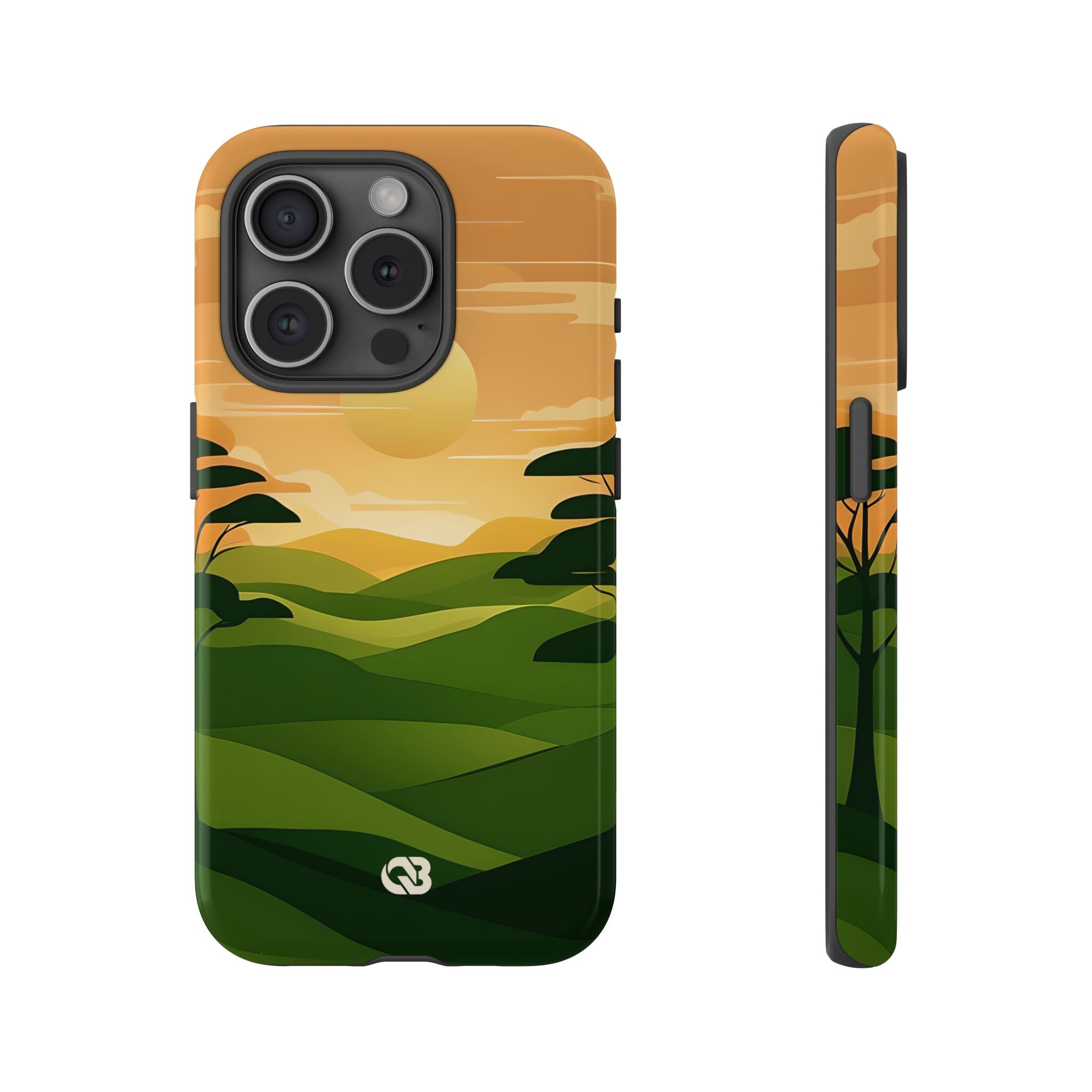 Verdant Horizon Sun · Tough Phone Case for iPhone