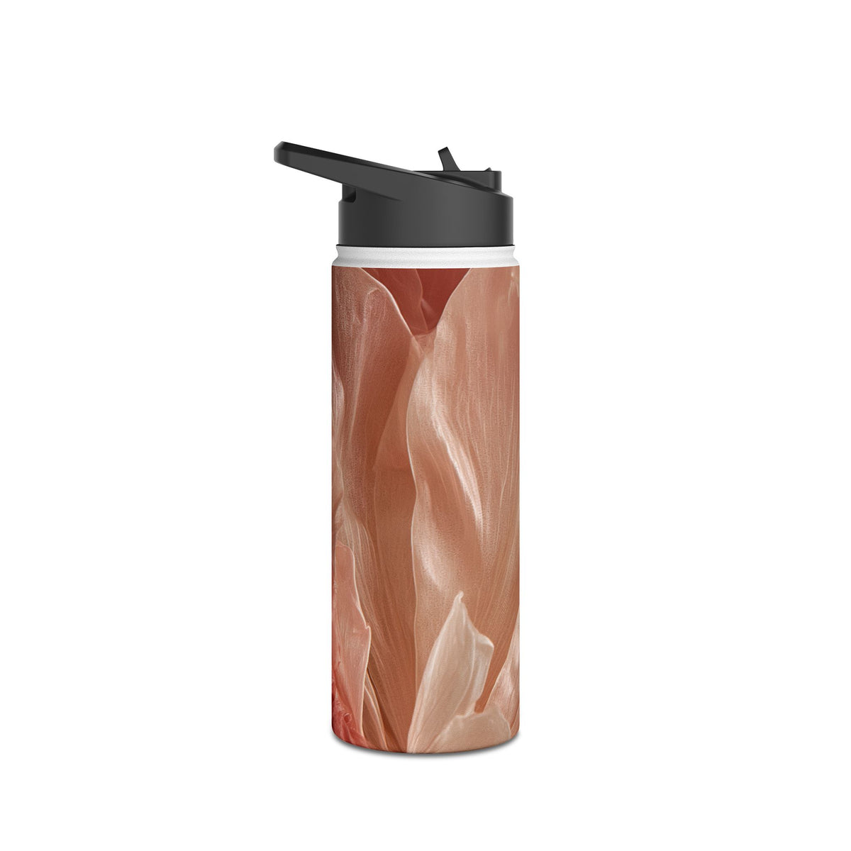 Blush Silk Bloom · Insulated Water Bottle · Pink