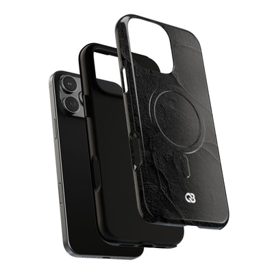 Obsidian Stucco Relief · Tough 2.0 Magnetic Phone Case for iPhone · Black