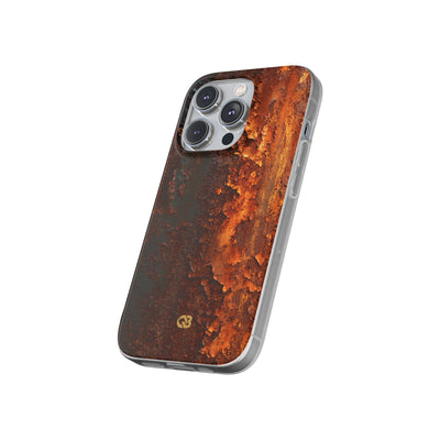 Orange Lite Phone Case for iPhone - Oxidized Iron Crust