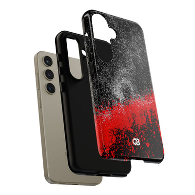 Crimson Noir Drip · Tough Phone Case for Samsung · Black