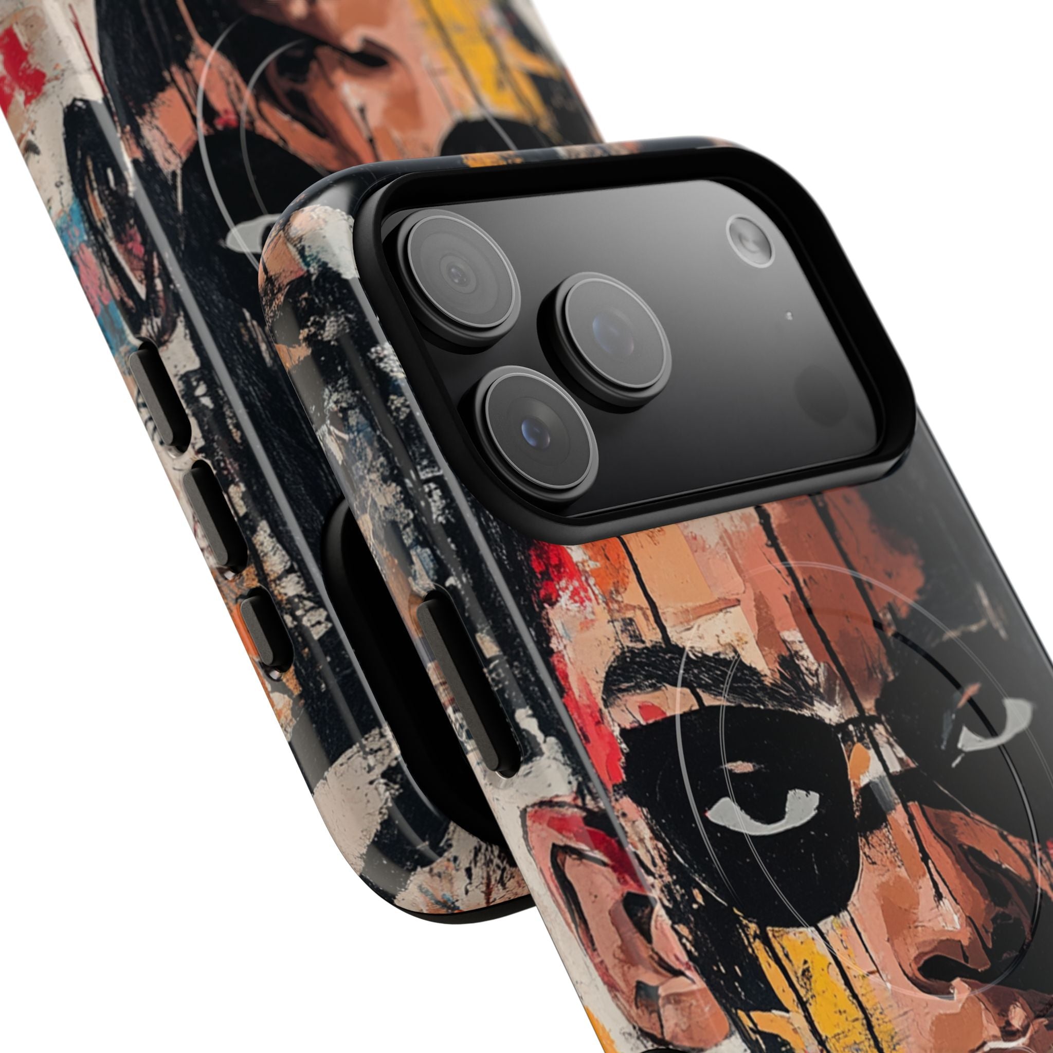 Masked Portrait Drips iPhone 17 Pro Max Case - Tough+ - CASE•BOB