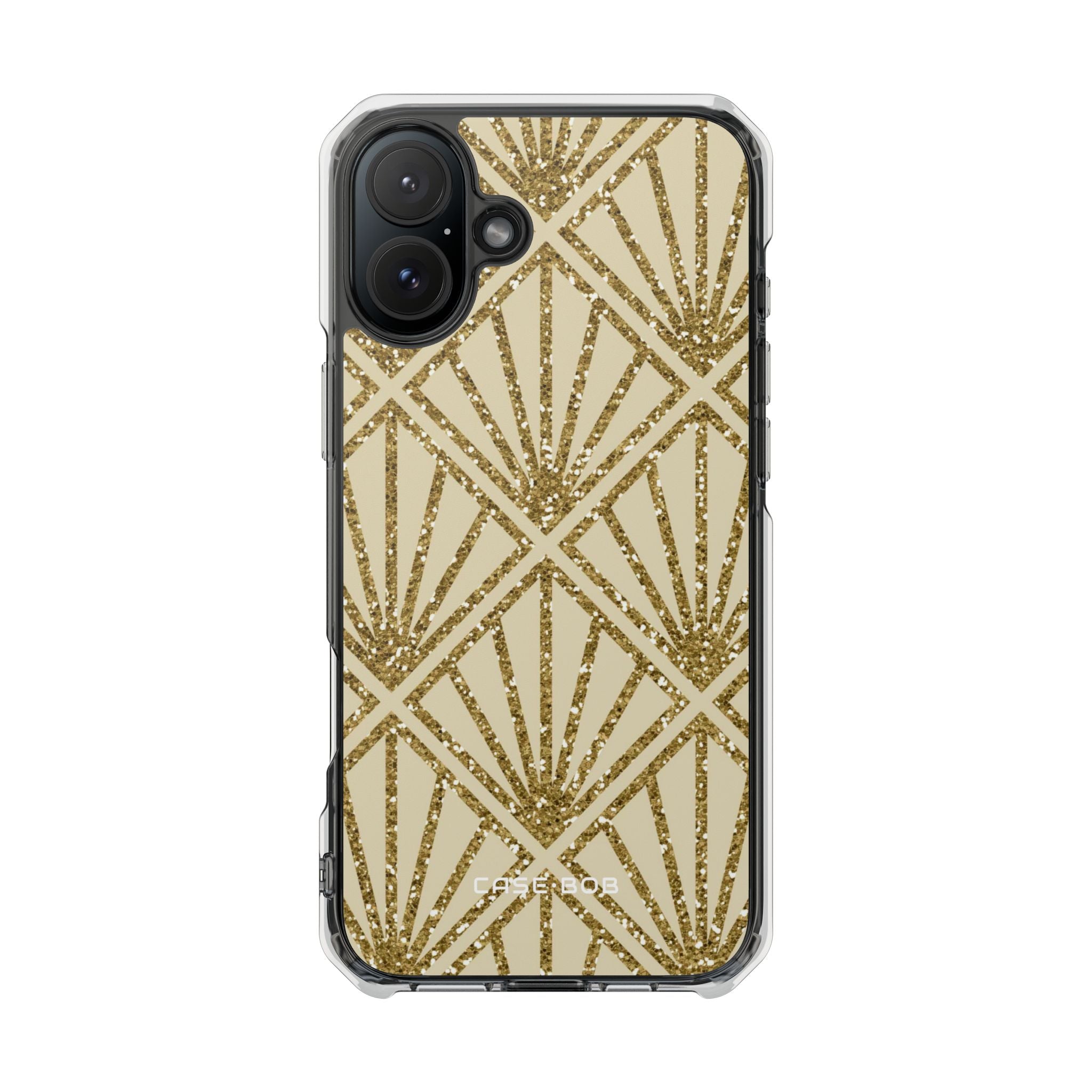 Guld Diamant Glans iPhone 16 Plus Cover - Impact