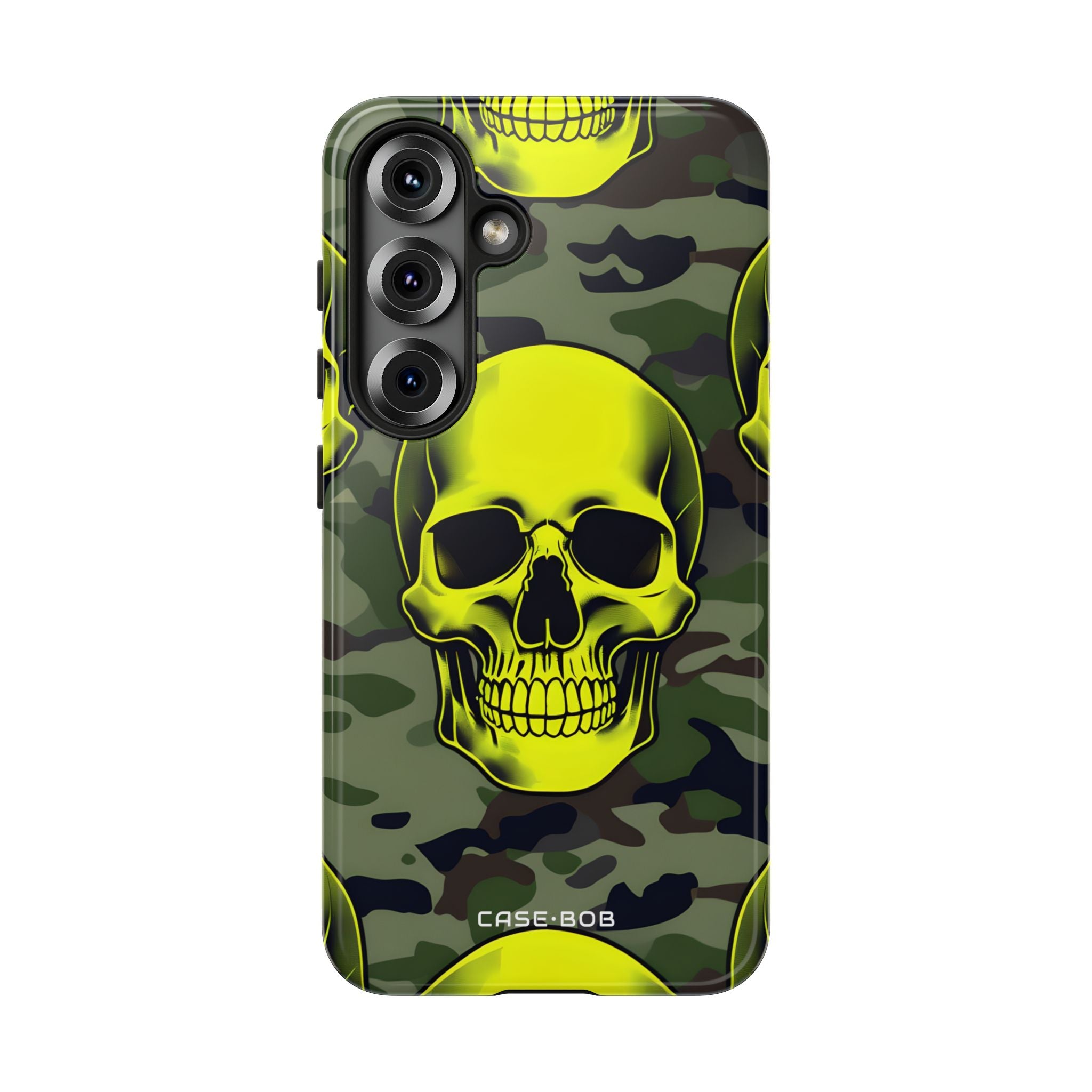Neon Schädel Tarnung Samsung S25 Case - Tough
