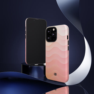 Blush Horizon Waves · Tough Phone Case for iPhone · Pink