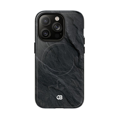 Dark Slate Strata · Tough 2.0 Magnetic Phone Case for iPhone · Black