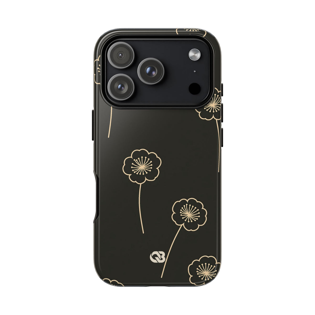 Nocturne Bloom Contours · Tough Phone Case for iPhone · Black