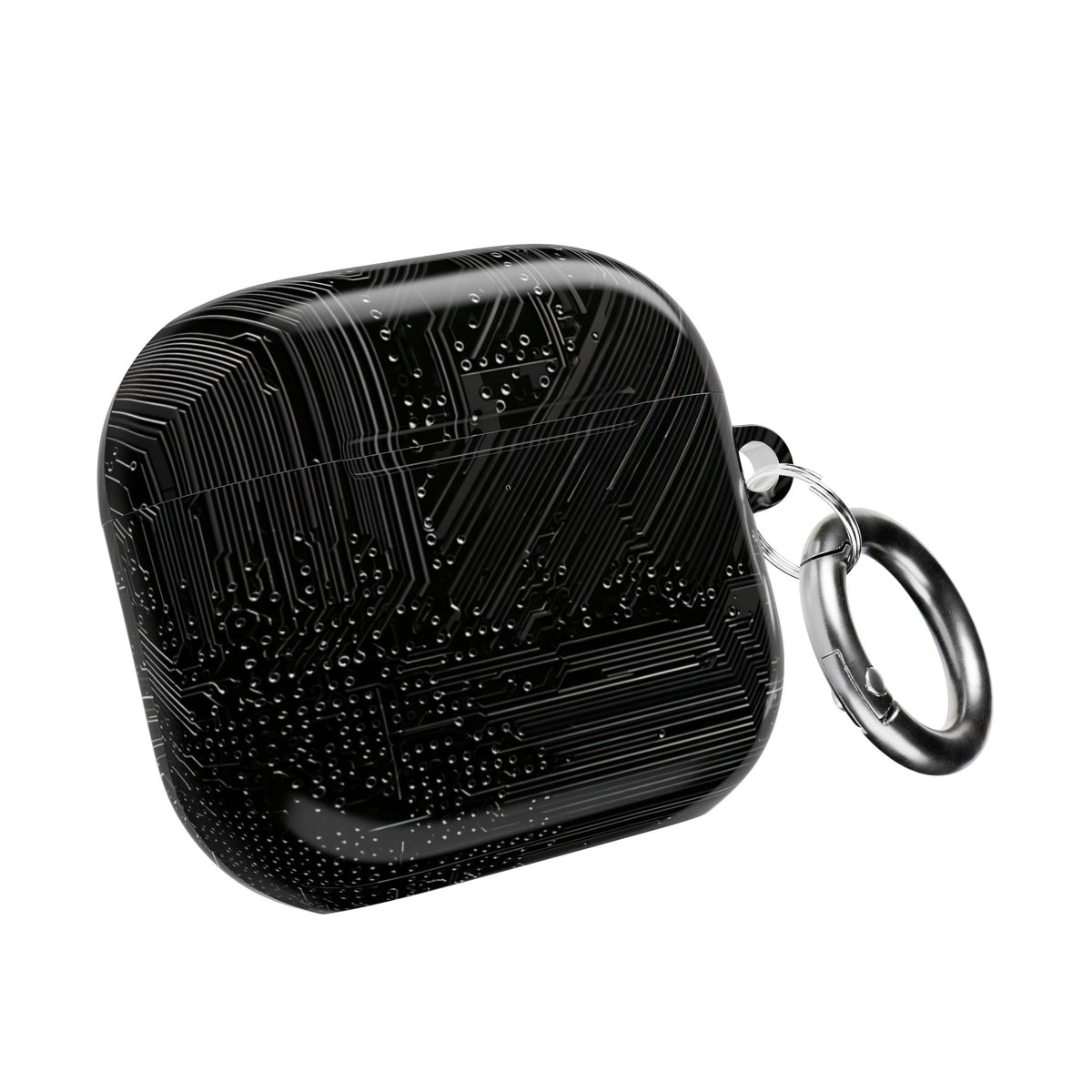 Obsidian Circuitry · Hard Case for AirPods & AirPods Pro · Black