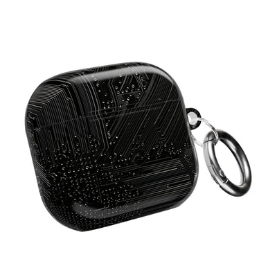 Obsidian Circuitry · Hard Case for AirPods & AirPods Pro · Black