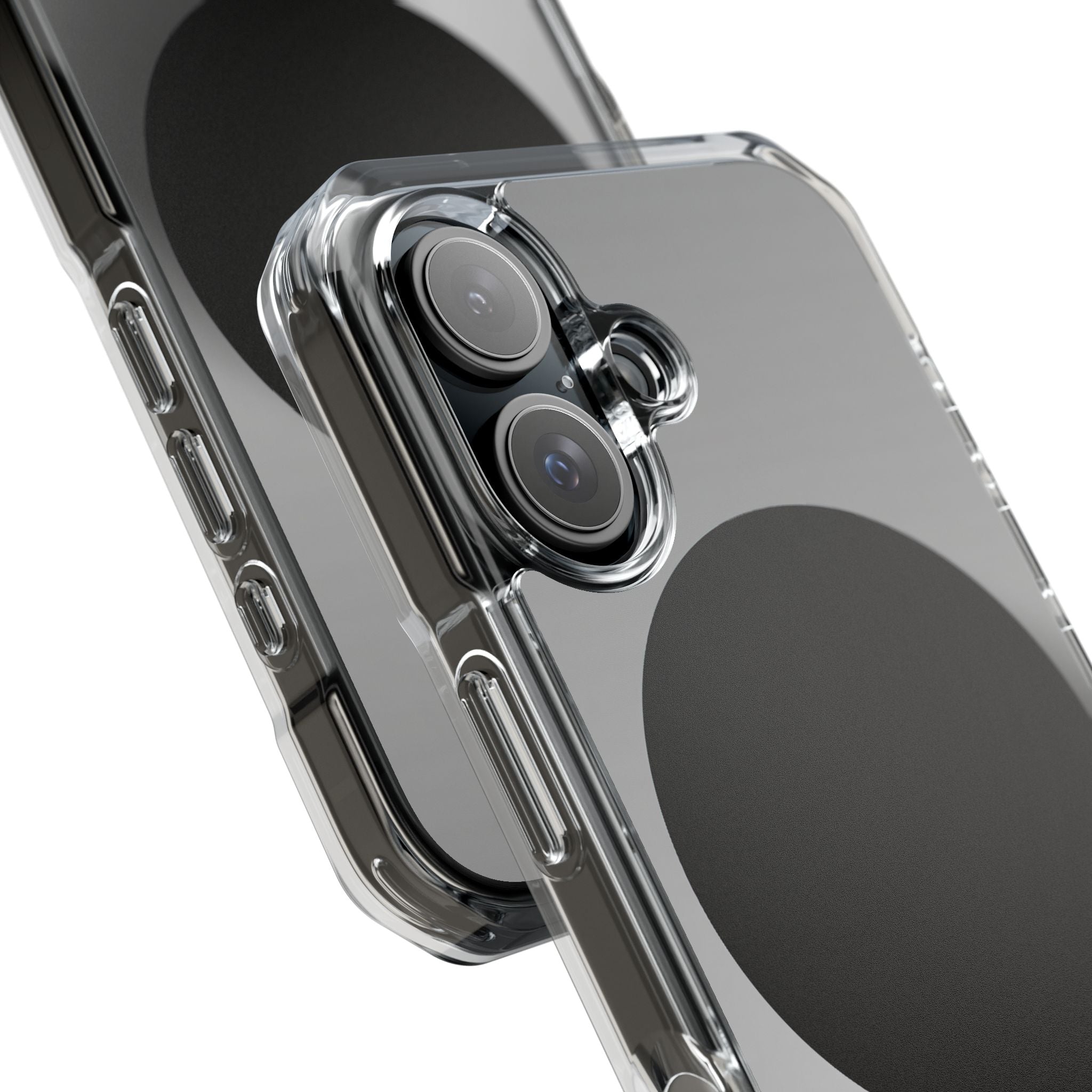 Grey Impact MagSafe Phone Case for iPhone - Matte Onyx Sphere
